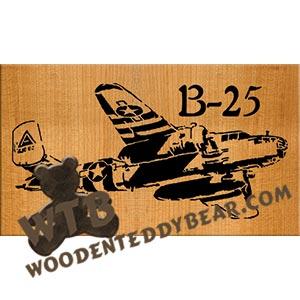 B-25 fretwork scroll saw pattern | The Wooden Teddy Bear
