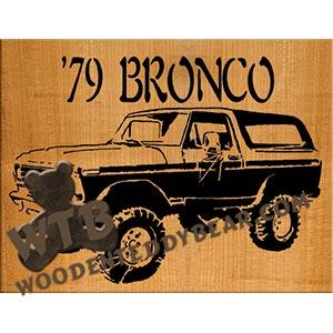 79 Bronco fretwork scroll saw pattern | The Wooden Teddy Bear