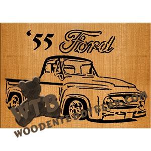 55 Ford fretwork scroll saw pattern | The Wooden Teddy Bear