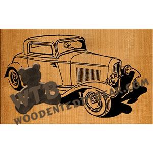 32 Ford Coupe fretwork scroll saw pattern | The Wooden Teddy Bear