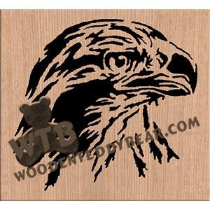 Hawk fretwork scroll saw pattern | The Wooden Teddy Bear