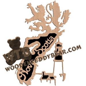 Nova Scotia fretwork scroll saw pattern | The Wooden Teddy Bear