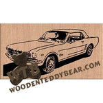 65 Mustang fretwork scroll saw pattern | The Wooden Teddy Bear