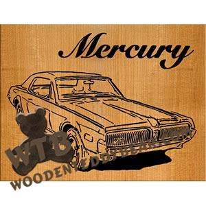 68 Mercury Cougar fretwork scroll saw pattern | The Wooden Teddy Bear