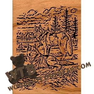 Did You Hear Something? fretwork scroll saw pattern | The Wooden Teddy Bear