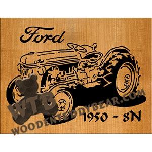 1950 Ford 8N fretwork scroll saw pattern | The Wooden Teddy Bear