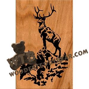 Majestic Elk fretwork scroll saw pattern | The Wooden Teddy Bear