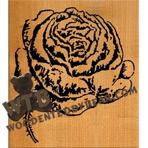 Rose fretwork scroll saw pattern | The Wooden Teddy Bear