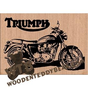 Triumph fretwork scroll saw pattern | The Wooden Teddy Bear