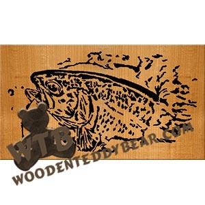 Trout fretwork scroll saw pattern | The Wooden Teddy Bear