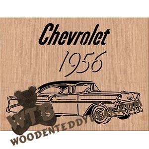 1956 Chevrolet fretwork scroll saw pattern | The Wooden Teddy Bear