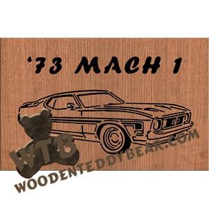 73 Ford Mustang Mach 1 fretwork scroll saw pattern | The Wooden Teddy Bear