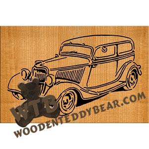 34 Ford fretwork scroll saw pattern | The Wooden Teddy Bear