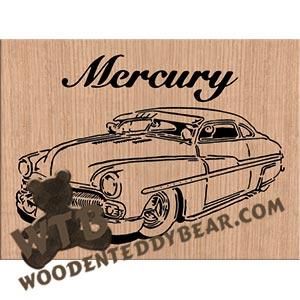 1950 Mercury fretwork scroll saw pattern | The Wooden Teddy Bear