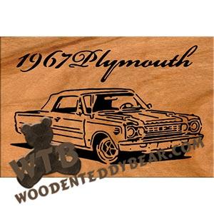 1967 Plymouth fretwork scroll saw pattern | The Wooden Teddy Bear