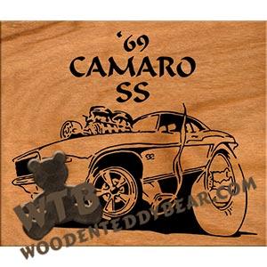 69 Camaro SS fretwork scroll saw pattern | The Wooden Teddy Bear