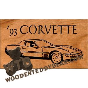 93 Corvette fretwork scroll saw pattern | The Wooden Teddy Bear