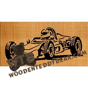 First On Race Day fretwork scroll saw pattern | The Wooden Teddy Bear