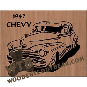 47 Chevy #2 fretwork scroll saw pattern | The Wooden Teddy Bear