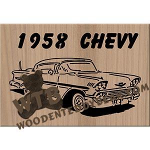 58 Chevy fretwork scroll saw pattern | The Wooden Teddy Bear