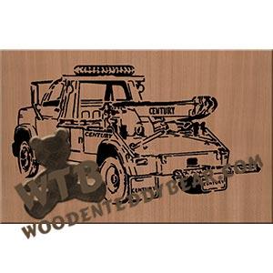 Tow Truck fretwork scroll saw pattern | The Wooden Teddy Bear