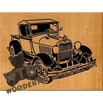 1929 Ford Model A Pick-Up fretwork scroll saw pattern | The Wooden Teddy Bear