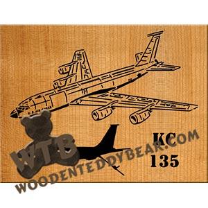 KC-135 Super Tanker fretwork scroll saw pattern | The Wooden Teddy Bear