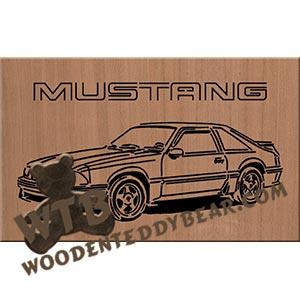 93 Mustang fretwork scroll saw pattern | The Wooden Teddy Bear