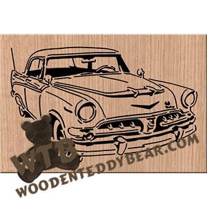 1956 Dodge Custom Royal fretwork scroll saw pattern | The Wooden Teddy Bear