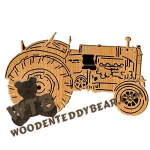 1936 Allis Chalmers U fretwork scroll saw pattern | The Wooden Teddy Bear