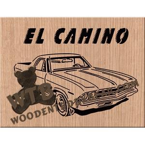 69 El Camino fretwork scroll saw pattern | The Wooden Teddy Bear