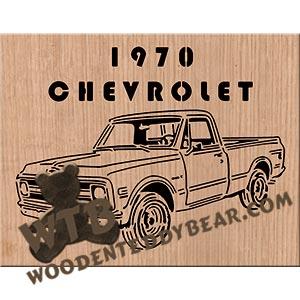 70 Chevy Truck fretwork scroll saw pattern | The Wooden Teddy Bear