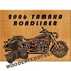 2006 Yamaha Roadliner fretwork scroll saw pattern | The Wooden Teddy Bear