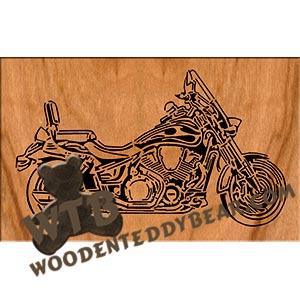 2006 Honda 1800 VTX fretwork scroll saw pattern | The Wooden Teddy Bear