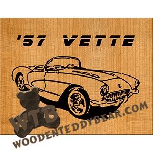 57 Vette fretwork scroll saw pattern | The Wooden Teddy Bear