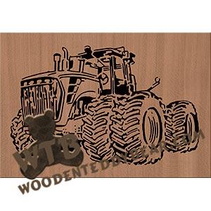 John Deere 9030 fretwork scroll saw pattern | The Wooden Teddy Bear