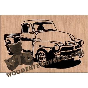 55 Chevy Truck fretwork scroll saw pattern | The Wooden Teddy Bear