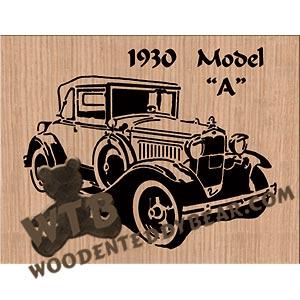 1930 Model A fretwork scroll saw pattern | The Wooden Teddy Bear