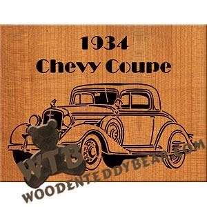 1934 Chevy Coupe fretwork scroll saw pattern | The Wooden Teddy Bear