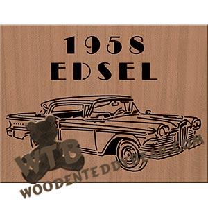 1958 Edsel fretwork scroll saw pattern | The Wooden Teddy Bear