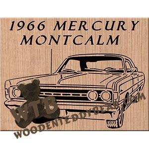 1966 Mercury Montcalm fretwork scroll saw pattern | The Wooden Teddy Bear