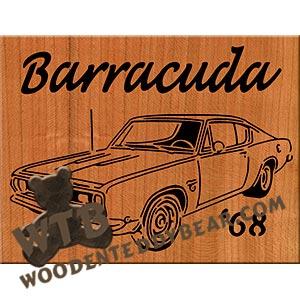 68 Barracuda fretwork scroll saw pattern | The Wooden Teddy Bear