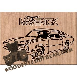 1970 Maverick fretwork scroll saw pattern | The Wooden Teddy Bear