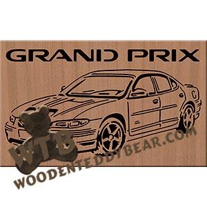 2000 Pontiac Grand Prix fretwork scroll saw pattern | The Wooden Teddy Bear