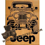 Jeep fretwork scroll saw pattern | The Wooden Teddy Bear