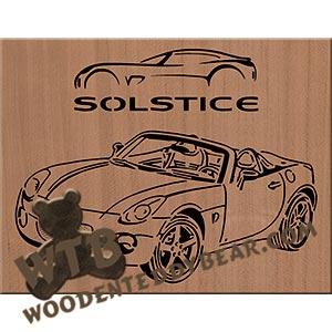 Pontiac Solstice fretwork scroll saw pattern | The Wooden Teddy Bear