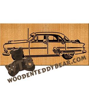 1953 Ford Meteor fretwork scroll saw pattern | The Wooden Teddy Bear