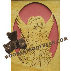 Precious Little Angel fretwork scroll saw pattern | The Wooden Teddy Bear