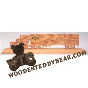 18-Wheeler Mini Clock fretwork scroll saw pattern | The Wooden Teddy Bear