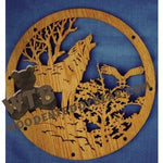 Wolf & Eagle fretwork scroll saw pattern | The Wooden Teddy Bear